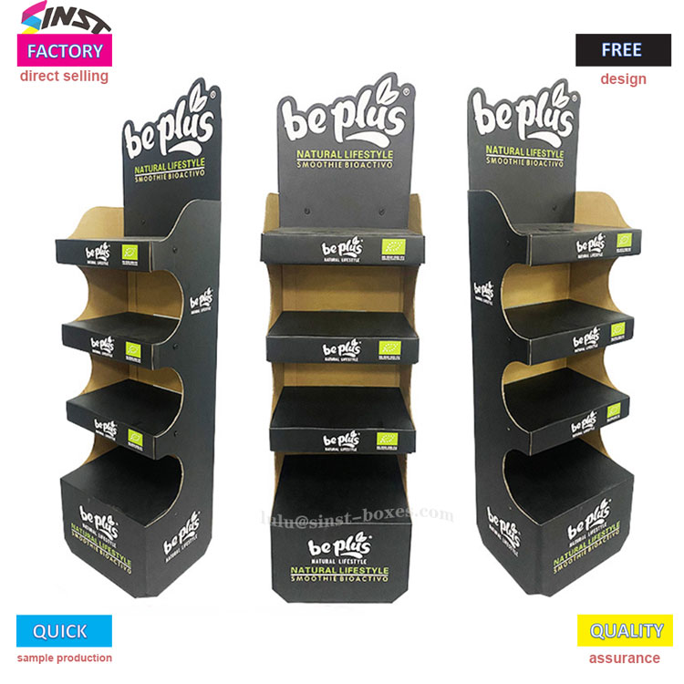 Få sjampoen til å skinne på sjampoens korrugerte utstillingsstativ