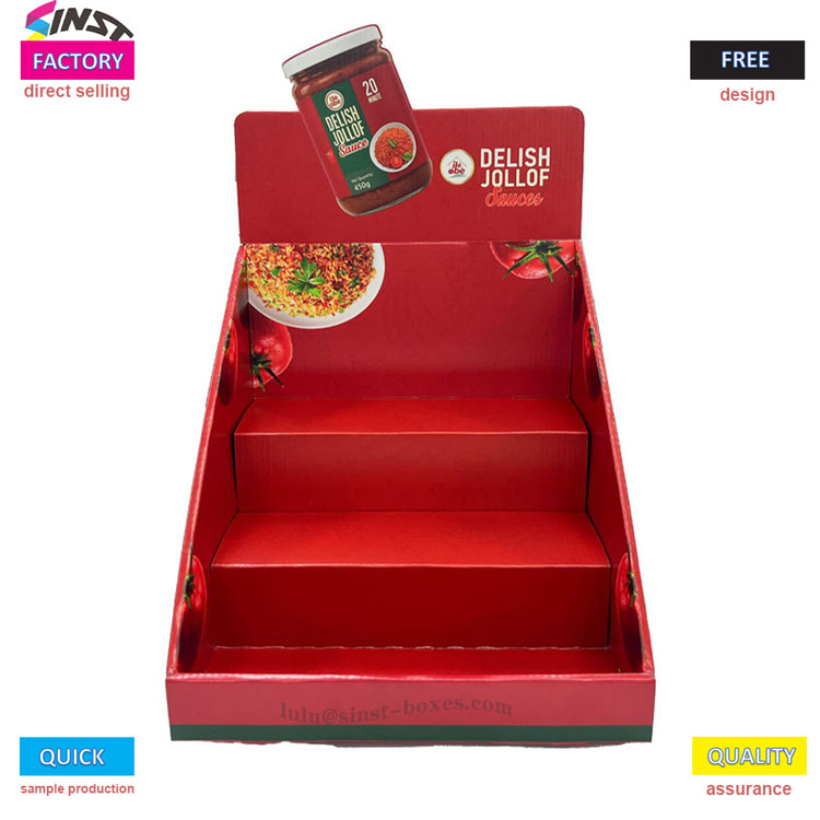 Ketchup benkeplate utstillingsboks