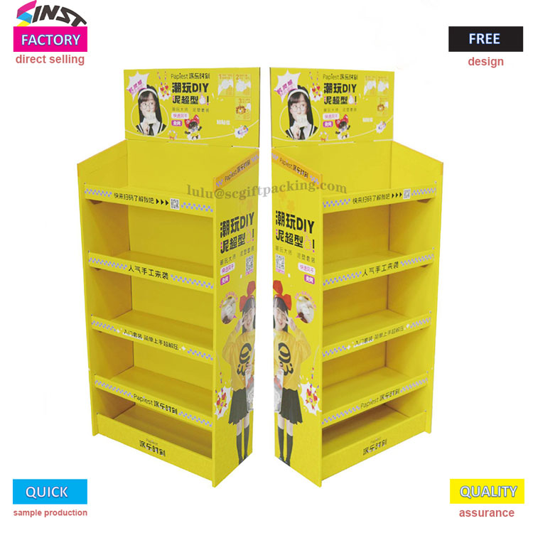 Potet Chip Supermarket Paper Display Rack