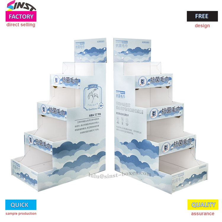 Visningsstativ i papp for håndkle